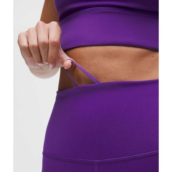 (14) NWT Lululemon Wunder Train High Rise 28'' College Purple - Picture 3 of 9